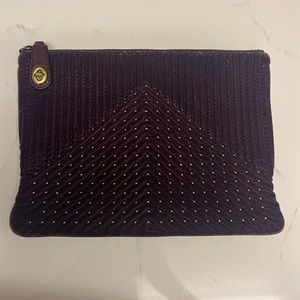 COACH 1941 Quilted Velvet Turnlock Pouch